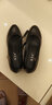 澳曼琳圆头真皮妈妈鞋大码40-43码单鞋中老年中跟粗跟模特旗袍走秀鞋女 黑色 38 实拍图