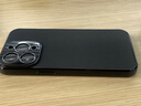 简美 适用 苹果13手机壳真皮iphone13pro手机套镜头全包苹果13保护套防摔超薄男女新款皮套商务外壳 苹果13pro 魔方真皮后壳 静夜黑 实拍图