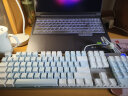 【潮汐海洋】HP惠普机械键盘金属面板游戏电脑有线办公键盘发光全尺寸背光潮汐创意海洋风机械键盘 【潮汐海洋冰蓝光版】青版 实拍图