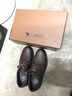 骆驼（CAMEL）牛皮系带中年爸爸鞋增高经典商务休闲皮鞋男 G15A211067 棕色 42 实拍图