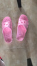 足间舞拖鞋男 夏季居家浴室防滑男女情侣洗澡凉拖鞋 厚底家用一字拖鞋2174/2174-1 粉色 37 实拍图