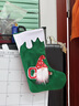 酷依宝圣诞节捂脸圣诞老人壁纸橱窗挂件糖果袋儿圣诞袜挂件装饰苹果盒 实拍图