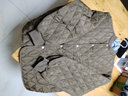皮尔卡丹（pierre cardin）23年新款棉衣棉服女秋冬季菱格夹棉轻薄小棉袄新款装短款纯色外套 浅咖啡色 L 【建议110-120斤】 实拍图