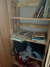 罗森（LUOSEN）书架简约落地实木储物书架柜客厅卧室多层收纳架置物架 四层原木 实拍图