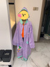 KEYRU儿童雨衣雨披男女童上学专用幼儿园小学生全身防暴雨一体带书包位 实拍图