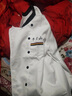 乾朗 厨师服工作服长袖男女春秋烘焙蛋糕店西餐厅炊事服冬季长袖酒店餐饮宴会食堂后厨工衣可刺绣定制logo 白色长袖单上衣【厂家直发】2XL 实拍图