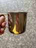 金钥匙（GOLDEN KEY）316不锈钢儿童口杯学生水杯防摔茶杯(单层无盖）GK-KB70-316 晒单实拍图