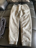 古星（GUXING）加绒运动裤男冬季加厚卫裤男休闲棉裤长裤羊羔绒毛裤男保暖加绒裤 1031加绒麻灰男款 L /175 实拍图