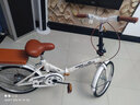 永久（FOREVER） 折叠自行车女款超轻便携小型男变速上班单车成人大人 免安装 顶配-单速-白色 20英寸（适合身高140-160CM） 实拍图