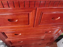 至尚自然（ZHISHANGZIRAN）香樟木柜子五斗柜欧式风格实木斗柜收藏物品柜防虫防蛀防潮 栗子色 120*90*50cm 实拍图