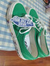 VANS范斯官方 Authentic 44 DX薄荷曼波绿彩虹小爱心帆布鞋 绿色 38 实拍图