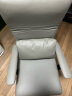 利沃诺老板椅办公椅可躺电脑椅人体工学椅子舒适家用午休椅 【西皮】浅灰 实拍图