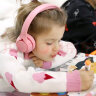 巴米尼（BAMINI） TOPONE儿童耳机头戴式蓝牙无线网课学习娱乐视频带麦降噪通话学生出行耳机 粉色 实拍图