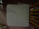 网易严选 乳胶坐垫 93%天然乳胶方形坐垫 居家办公室椅垫沙发垫屁股垫 亚麻灰  45*45*6cm 实拍图
