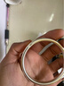 老银匠s999足银手镯送女友素圈女款古法情人节礼物闭口时尚百搭粗银镯子 999足银约20g/内径60mm 含证书 实拍图