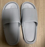 果洛菲（GUOLUOFEI）2025新款拖鞋男厚底情侣款家居拖鞋踩屎感凉拖鞋女  灰色 42-43 实拍图