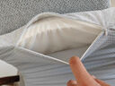网易严选 乳胶坐垫 93%天然乳胶方形坐垫 居家办公室椅垫沙发垫屁股垫 灰色（sorona）  45*45*6cm 实拍图