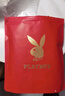 PLAYBOY花花公子红内裤男平角裤单条结婚情侣内裤新郎新娘内衣裤袜子套装 中筒袜+红色男内裤 1条 XL 实拍图