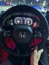 奥迈尔 本田十代思域手缝真皮方向盘套 CRV 冠道思铂睿URV凌派杰德雅阁奥德赛艾力绅汽车改装把套 碳纤维款 实拍图