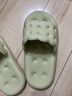 QYCKABY拖鞋女士四季踩屎感居家室内简约软底轻便浴室外穿情侣防滑凉拖鞋 紫色【可爱熊】 36-37 适合35-36 实拍图