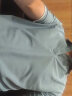 罗蒙（ROMON）两件装短袖t恤男翻领夏季新款冰丝透气polo领打底男士商务体恤衫 灰绿+豆绿 XL 晒单实拍图