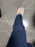 俞兆林加绒牛仔裤女2023高腰老爹裤子秋冬百搭加厚直筒哈伦裤 Y138N3391 实拍图