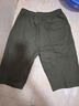 啄木鸟（TUCANO）短裤男士夏季纯棉潮流百搭纯色运动薄款透气七分裤子 军绿 2XL 实拍图