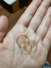 百泰首饰（BATAR JEWELLERY）生日礼物黄金戒指女足金车花线五线圈金指环女戒情侣对戒线戒 11号【金重约0.6g-0.7g】 实拍图