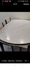 沐晨岩板餐桌实木可伸缩折叠圆餐桌椅组合现代简约小户型餐厅吃饭桌子 旗舰版4实木轨道-12MM电磁炉桌【皮椅】 1.50m一桌十椅 实拍图