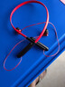 orphyer Q15蓝牙耳机挂脖式颈挂式无线双耳可插卡超长待机续航听歌高音质运动跑步防汗防水 黑红 实拍图