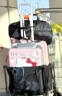 格灵童懒人行李箱儿童可坐可骑拉杆箱小孩旅游登机溜遛娃神器带娃旅行箱 粉红20寸+安全带+贴纸 实拍图