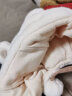 贝娜茜婴儿帽子秋冬季男宝宝女可爱超萌6-12个月毛绒帽加厚保暖护耳冬天 MX731-米白 5-18个月（42-48CM） 实拍图