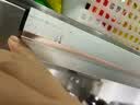 加厚挂墙式插单器厨房菜单夹单据夹 酒店餐厅挂单条 外卖小票夹单器排单器插纸架 宽4,2cm 铝制120cm（宽4.2cm） 实拍图