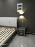 寻光之鹿  led壁灯床头灯LED客厅灯铝材灯体过道楼梯家用温馨酒店卧室壁灯 黑色款10*8cm7瓦 暖光 实拍图