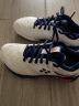 YONEX尤尼克斯羽毛球鞋包裹舒适透气比赛训练男女SHB57EX白/霓虹37码 实拍图
