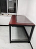 猫耳朵 电脑桌简易电脑桌台式桌家用写字书桌简约现代办公钢木桌子 加粗加厚180x80x74（颜色备注） 实拍图