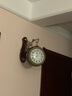 康巴丝（Compas）欧式客厅双面复古钟表现代挂钟田园客厅两面 3064古典银 其他 实拍图
