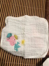 全棉时代（PurCotton）婴儿手帕毛巾纯棉纱布口水巾小方巾儿童礼盒装4件装 25×25cm 晒单实拍图