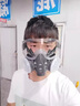 安爽利防毒面具面罩防尘口罩活性炭防喷漆油漆苯防甲醛防打农药防护面罩PS防毒防尘+防雾眼镜+4个滤毒盒 实拍图