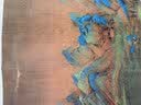 原大尺寸大小 千里江山图 王希孟绘画 故宫展览青绿山水画 中国古代名家绘画 折叠页长卷 中国书店出版社 实拍图