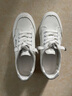 春秋皮面小白鞋子女新款夏季平底百搭网面透气运动休闲韩版板鞋女 白色 皮面 升级款 拍大一码 35 实拍图