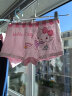 Hello Kitty儿童内裤女童宝宝小女孩5条装平角底裤短裤 KTN254花色120/M 实拍图