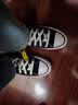 匡威（Converse）经典款ALL star学生经典男女运动休闲鞋高帮帆布鞋情侣复古板鞋 101010 黑色 36 实拍图