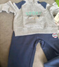 戴维贝拉（DAVE＆BELLA）男童长裤套装洋气幼儿衣服2025秋季新款儿童运动上衣裤子两件套 花灰色【现货】 130 cm（建议身高120-130cm） 实拍图