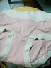 康丽霞（3条）女士内裤女中腰无痕不夹臀简约女式三角内裤 樱桃粉+奶昔粉+清新绿 M码（80-100斤） 实拍图