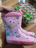 柠檬宝宝儿童卡通立体造型雨鞋男女童防滑雨靴中大小童幼儿园小孩防水靴 贝莉独角兽 35 内长23.3CM 实拍图