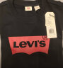 Levi's【全新升级】李维斯2024春夏新版情侣同款短袖T恤logo印花简约 藏蓝色0002 M 实拍图