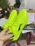 李宁足球鞋男碎钉tf成人青少年小学生儿童女专业比赛训练专用球鞋钉鞋 荧光亮绿/新基础黑 37 实拍图