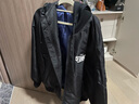 杰克·琼斯（JACK&JONES）25年秋冬男装棉衣飞行夹克男保暖宽松潮流连帽短款棉服外套男士 黑色E40 M 175 实拍图
