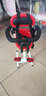 DEROACE电动车儿童座椅前置电瓶车摩托车小孩子宝宝安全座椅踏板车 红-升降款 实拍图